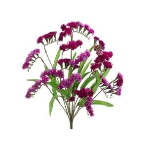  Faux 18 Statice Bush x14 Fuchsia (Pack of 6) Patio, Lawn 