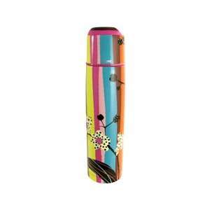  Orchid Stripes Stainless Steel Thermos: Kitchen & Dining