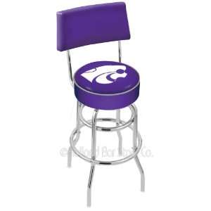 : Kansas State Wildcats (L7C4) 30 Tall Logo Bar Stool by Holland Bar 