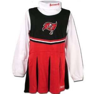  Tampa Bay Buccaneers Girls 4 6X Cheerleader Uniform 