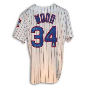  Kerry Wood Signed Uniform   with 20 K5698 Inscription 