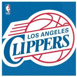  Los Angeles Clippers Paper Lunch Napkins (16 Pack) Toys 