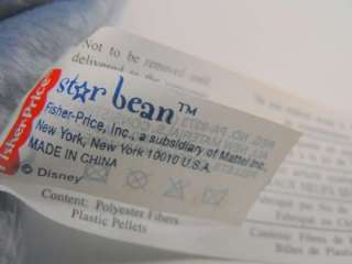 Winnie Pooh Plush Eeyore Star Bean Fisher Price  