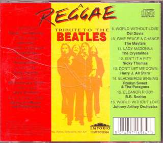 REGGAE TRIBUTE TO THE BEATLES RARE OOP SEALED CD  