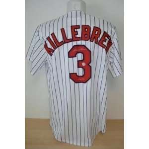 Harmon Killebrew Signed Uniform   HOF 84   Autographed MLB Jerseys 