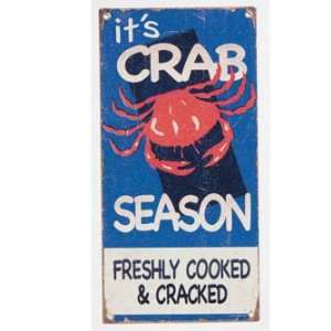  Crab Season Metal Sign