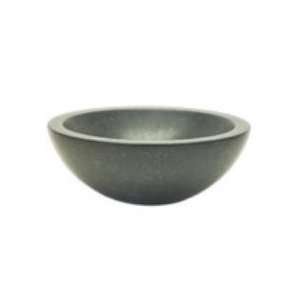    Small Vessel Sink Bowl   Honed Black Basal: Home Improvement