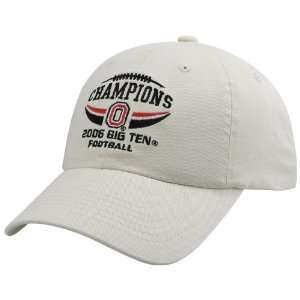   State Buckeyes White 2006 Big Ten Champions Official Locker Room Hat