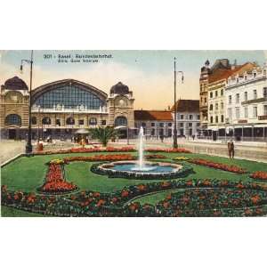   Postcard Federal Railway Station   Basel Switzerland 