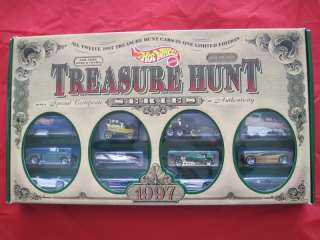 Hot Wheels JC Penney 1997 Treasure Hunt Set NIB Sealed Nice Collection 