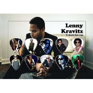  Lenny Kravitz Guitar Pick Display   Premium Celluloid 