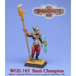  Wargods Of Aegyptus Basti Champion with Pole Arm & Shield 