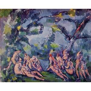  Oil Painting The Bathers Paul Cezanne Hand Painted Art 