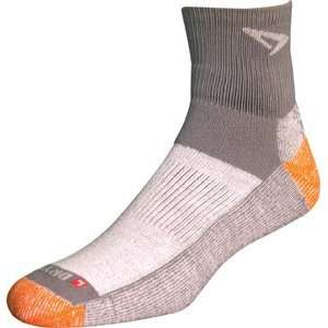  Drymax Trail Run 1/4 Crew Grey/Orange