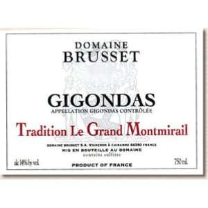2008 Domaine Brusset Tradition Le Grand Montmirail Gigondas 750ml