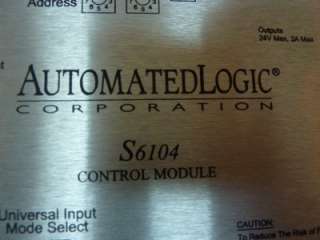 Automated Logic Control Module S6104 #24313  