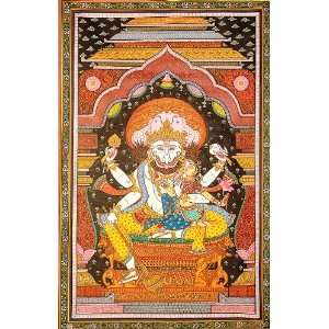  Narasimha with Goddess Lakshmi   A Saumya Image 