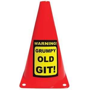  : Grumpy Old Git Cone   Caution Cone for Grumpy Old Men: Toys & Games
