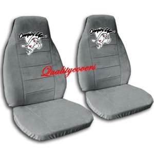   grey Cow Girl car seat covers for a 2002 Toyota Camry. Automotive