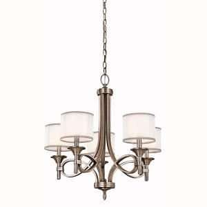 Kichler 42381AP Antique Pewter Lacey Transitional 5 Light Up Lighting 