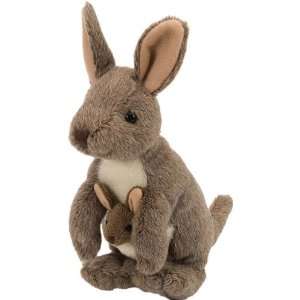  Kangaroo with Joey Cuddlekin 8 by Wild Republic Toys 
