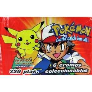 Vintage Spanish Pokemon Cards 5 packs   6 cards/pack   Officially 