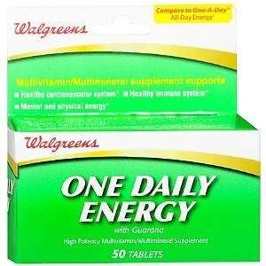   One Daily Energy Multivitamin Tablets, 50 ea
