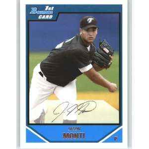 2007 Bowman Chrome Draft Draft Picks Refractors #BDDP47 Jason Monti 