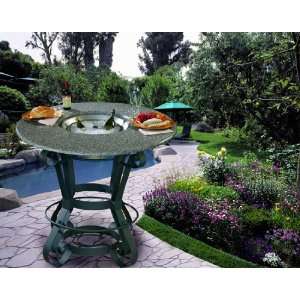   Outdoor Concepts Solano Bar Height Fire Pit Patio, Lawn & Garden