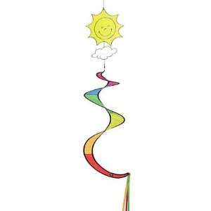  Sun Spiral Wind Spinner with Rainbow Tail: Toys & Games