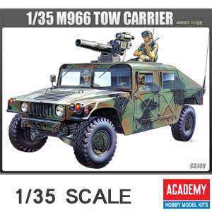 35 M966 TOW MISSILE CARRIER ACADEMY MODEL KIT  