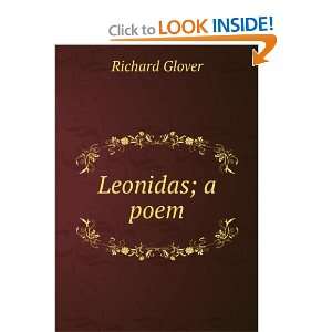  Leonidas; a poem Richard Glover Books