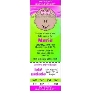  Bebe Muchacha Baby Shower Ticket Invitation: Health 
