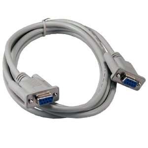  QVS CC328 06 DB9 Female to Female Fully Wired Cable   6 ft 