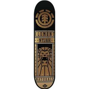  Element Nyjah Ferocity Naturals Skateboard Deck (8 Inch 
