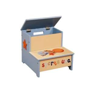   Sports USA Bed Side Storage Step Stool:  Home & Kitchen