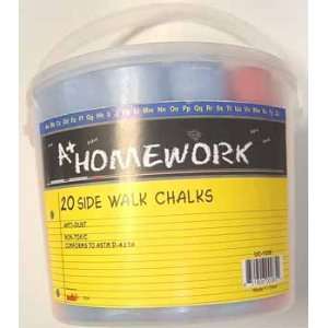  Chalk   Jumbo Sidewalk   20 count Case Pack 24: Everything 