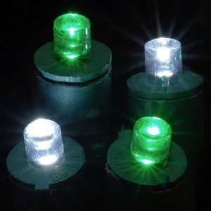  Green & Pure White LED String Lights