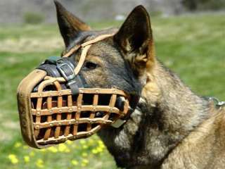 Handcrafted Top Quality Dog Muzzle German Shepherd  