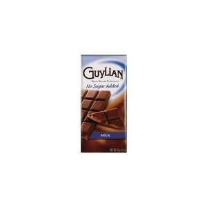 Guylian No Sugar Added Milk Chocolate Bar Belgium:  Grocery 
