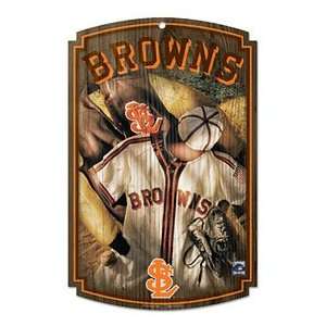  Baltimore Orioles Wood Sign w/ Throwback St. Louis Browns 