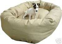 Large Khaki Bagel Donut Dog Pet Bed Mat FREE Shipping  
