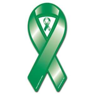  Green Cause Awareness Ribbon Magnet: Sports & Outdoors