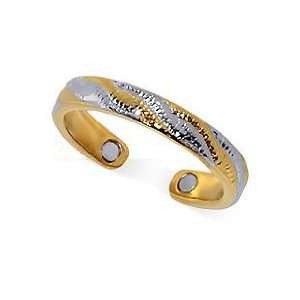    New Gorgeous and Shiny 4mm Two tone Magnetic Toering Jewelry