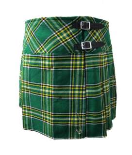 New Irish 16.5 Mini Kilt/Minikilt Skirt With Pin 6 28  