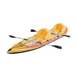   : Coleman 2 Person Deluxe Open Top Kayak w/Paddles: Sports & Outdoors