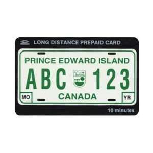   Card Prince Edward Island (Canada) License Plate (Coat of Arms) USED