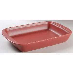  Noritake Colorwave Raspberry Rectangular Baker, Fine China 