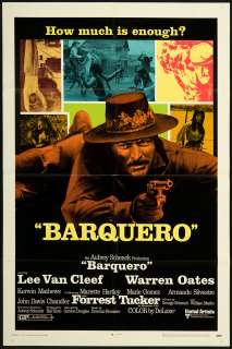 Barquero 1970 Original U.S. One Sheet Movie Poster  