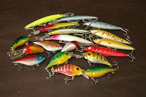 22 AWESOME LURES  COD, BARRA, BASS, MULLOWAY. TROUT. KINGS. SALMON 